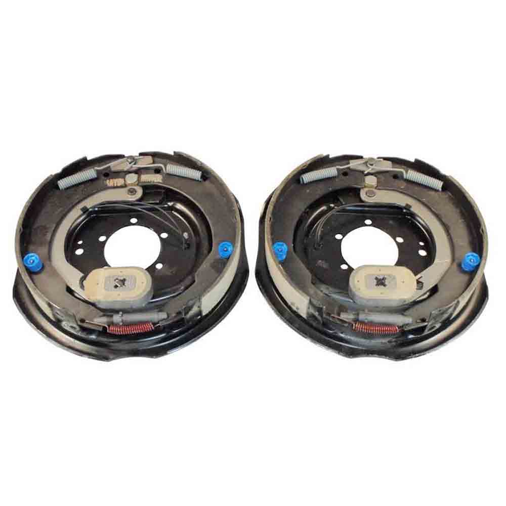 Pair (2) - Electric Trailer Backing Plate Assembies -7,000 lb. Axle - 12