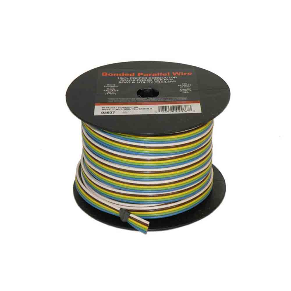 100 FT, 5-Color Parallel Wire