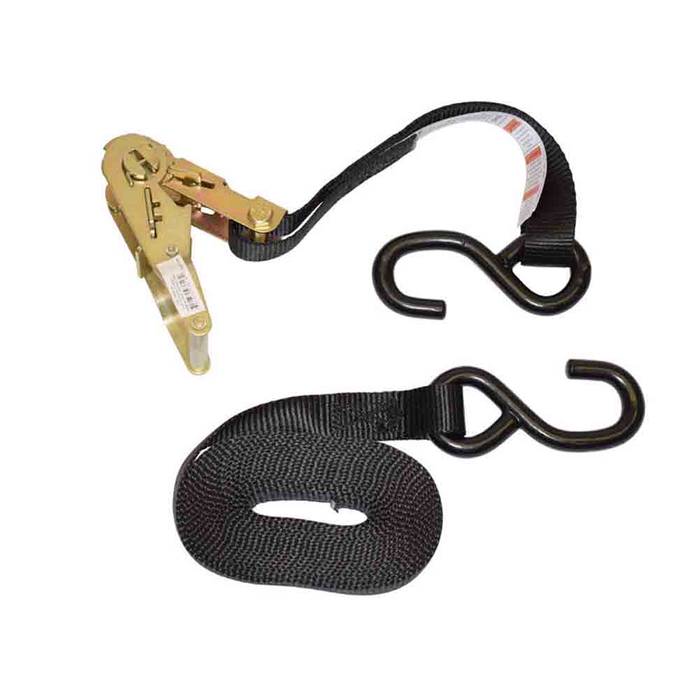 1 IN X 20 FT S-Hook Ratchet Tie-Down