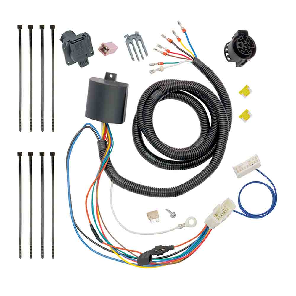 Select Honda Pilot Tow Harness Wiring Package (7-way) with Circuit Protected ModuLite HD Module