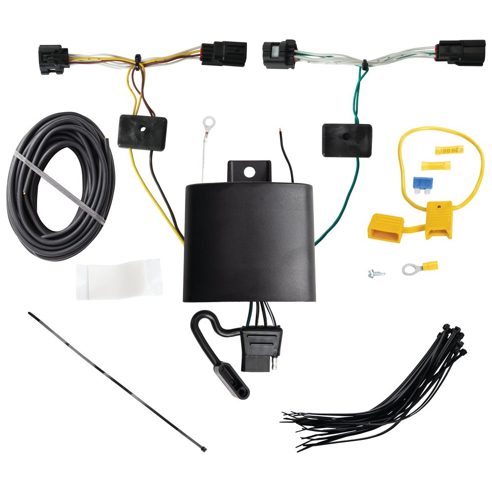 T-One T-Connector Harness, 4-Way Flat, w/Circuit Protected ModuLite HD Module fits Select Genesis, GV70 & GV80