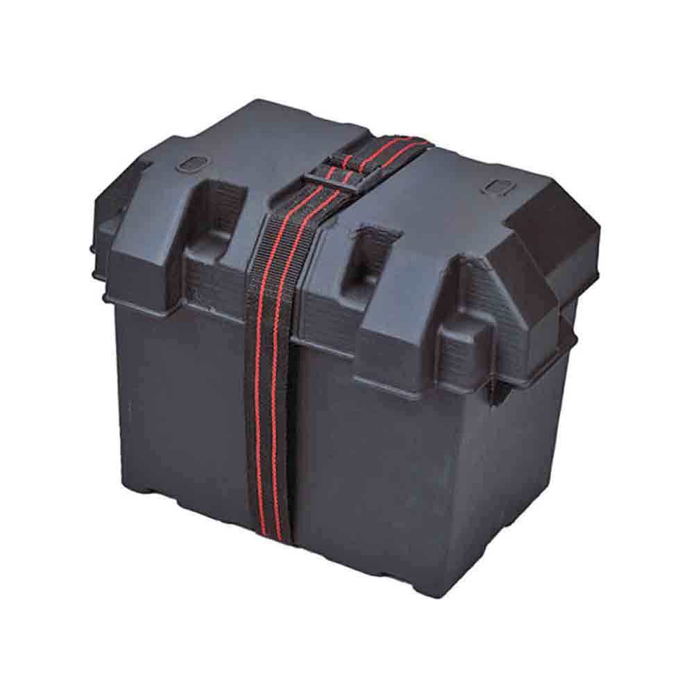 Battery Box with Strap - Group GC2 Style, Golf Cart Type