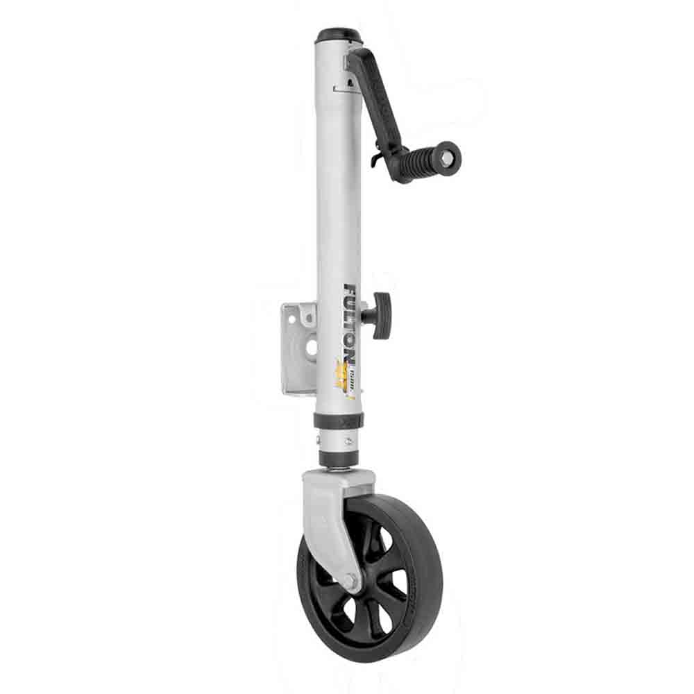 Fulton XLT Marine Trailer Jack, 1,500 lbs. Lift Capacity, Side Wind, Weld-On Side Mount, 12 in. Travel