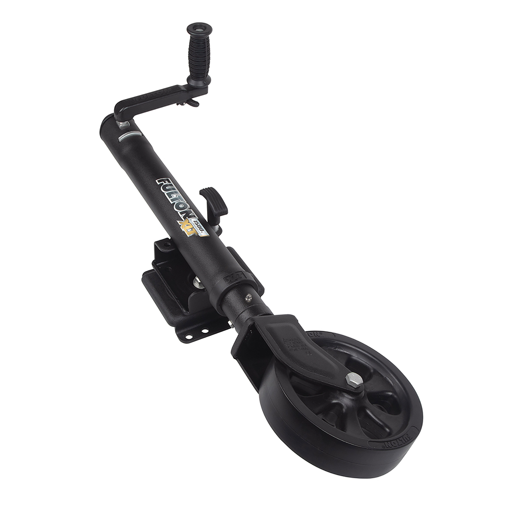 XLT Jack, 1,500 lbs., Swing Away, Bolt-On (Mounting Hardware Incl.), 12 Travel, Patent Pending TruTurn 360 Castering System