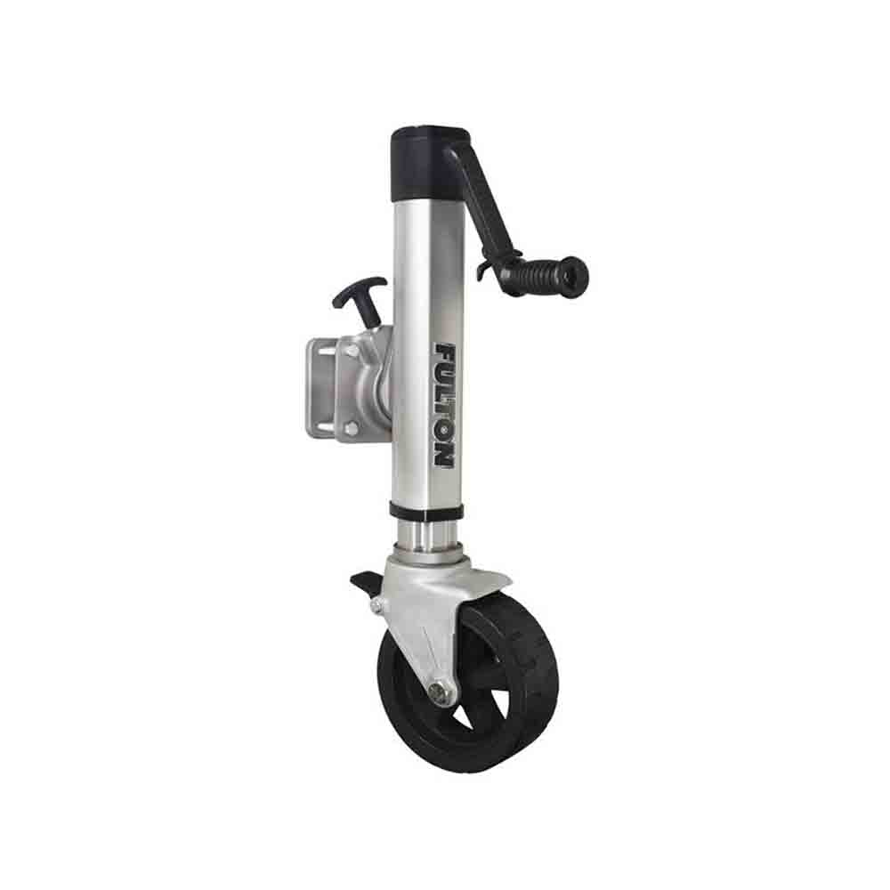 Fulton (1413040134) F2 Marine Trailer Jack, 1,600 lbs. Lift Capacity, Side Wind, Bolt-On Side Mount, 10 in. Travel