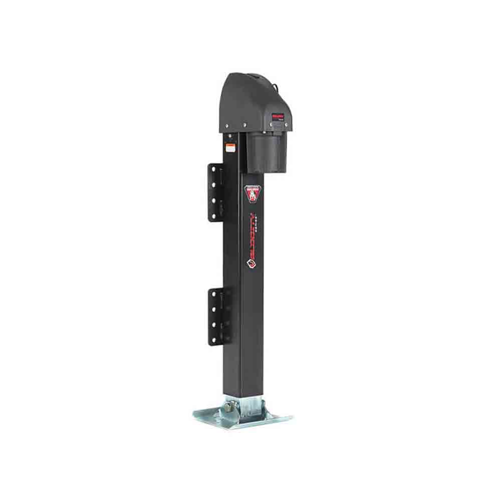 Bulldog Velocity Series Powered Trailer Jack, Side Mount, 12,000 lbs. Support Capacity, Bolt-On, 24 in. Travel