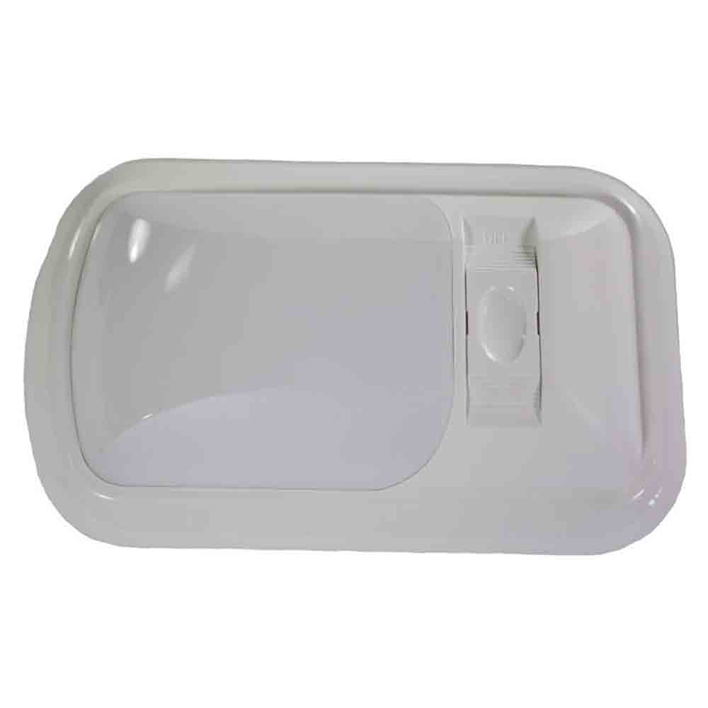 12-Volt Euro-Style Single LED Light - White Lens