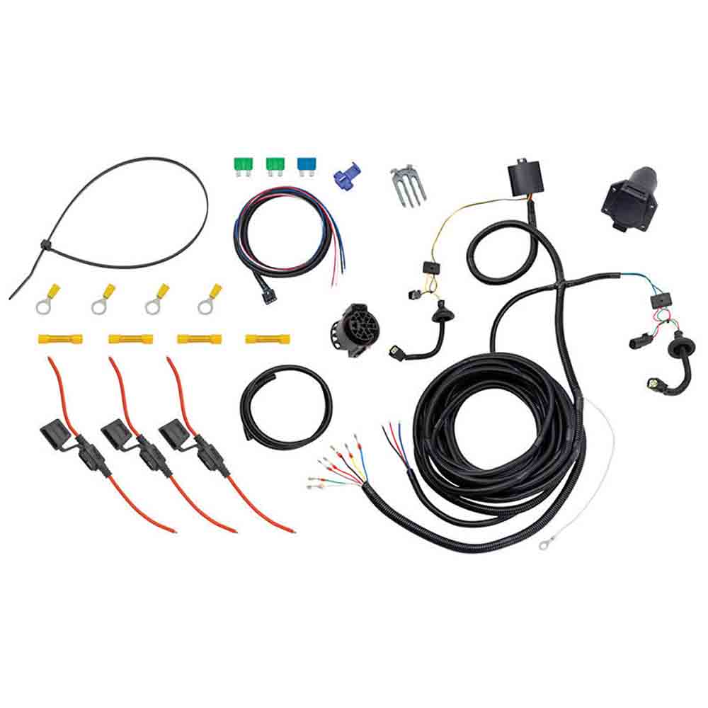 Tow Harness with ModuLite and Brake Control Harness - 7-Way Connector - fits Select Ford Transit Models