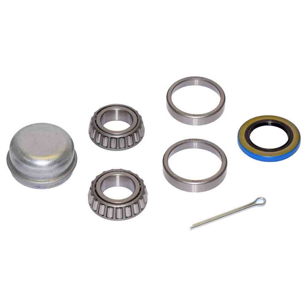 Trailer Bearing Repair Kit For 1 Inch Straight Spindle - ( 1 Hub)