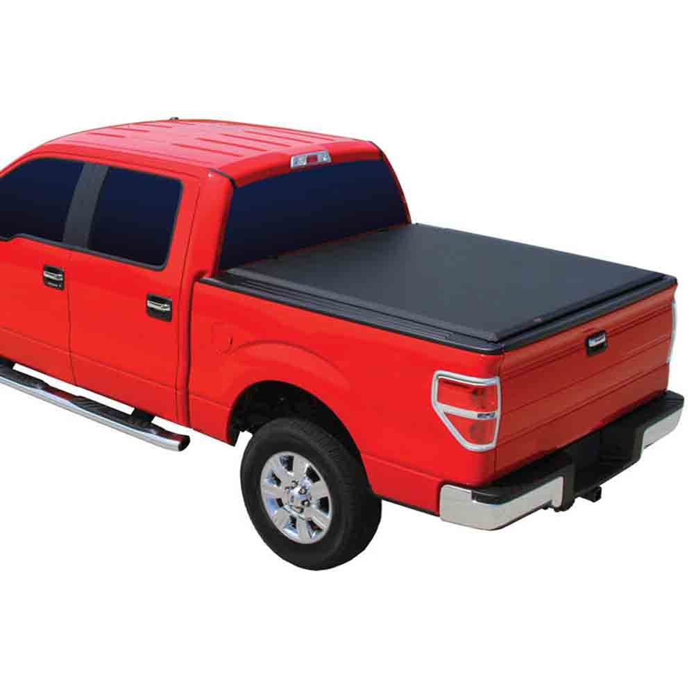 Select Toyota Tundra with 5 Ft 6 In Bed (w/ deck rail) LiteRider Roll-Up Tonneau Cover