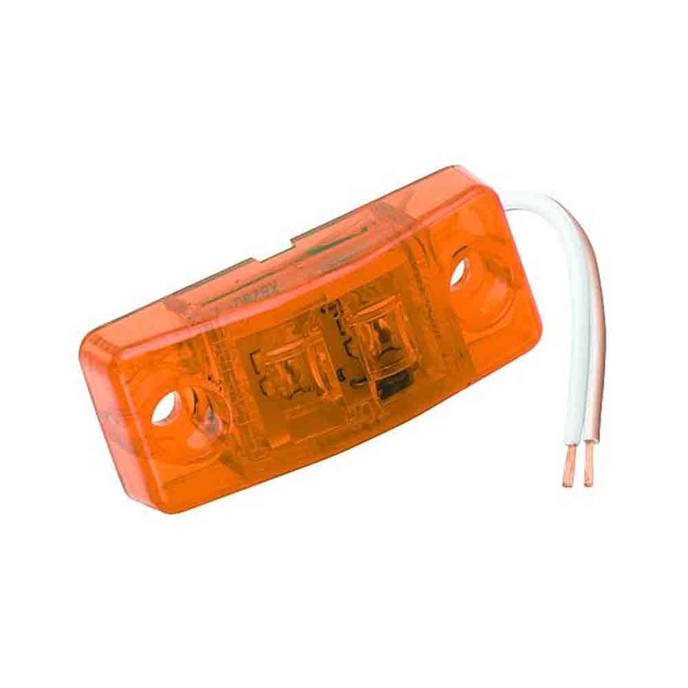 Amber Waterproof LED Clearance/Side Marker Light