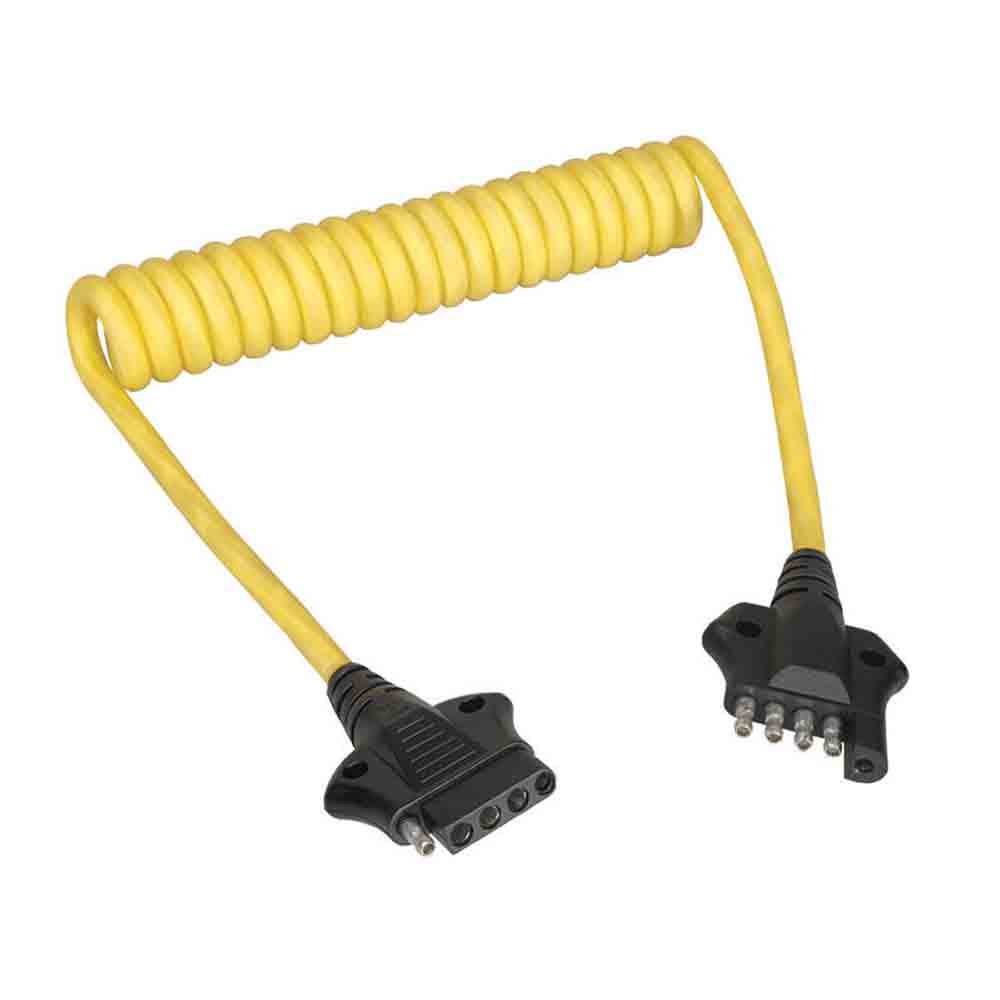 5-Flat To 5-Flat 4 Foot Coiled Adapter