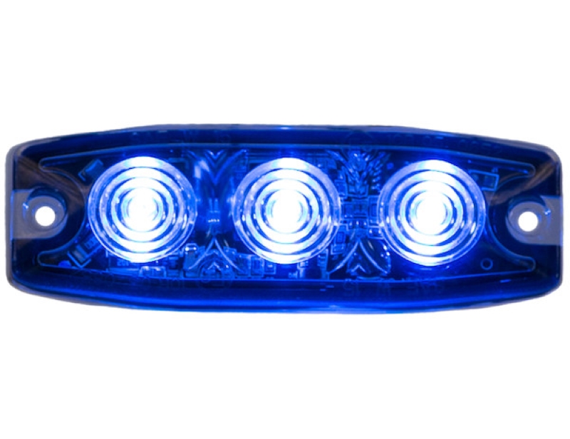 Blue Ultra Thin 3.5 Inch LED Strobe Light