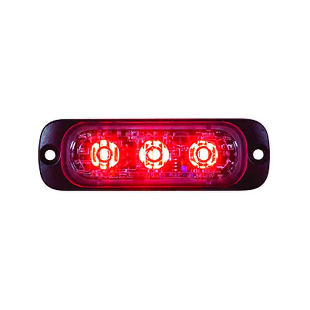 Thin Mount Red LED Strobe Light