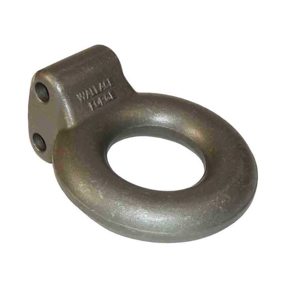 Adjustable Channel Mount Forged Tow Ring - 3 Inch ID - 25,000 Tow Capacity