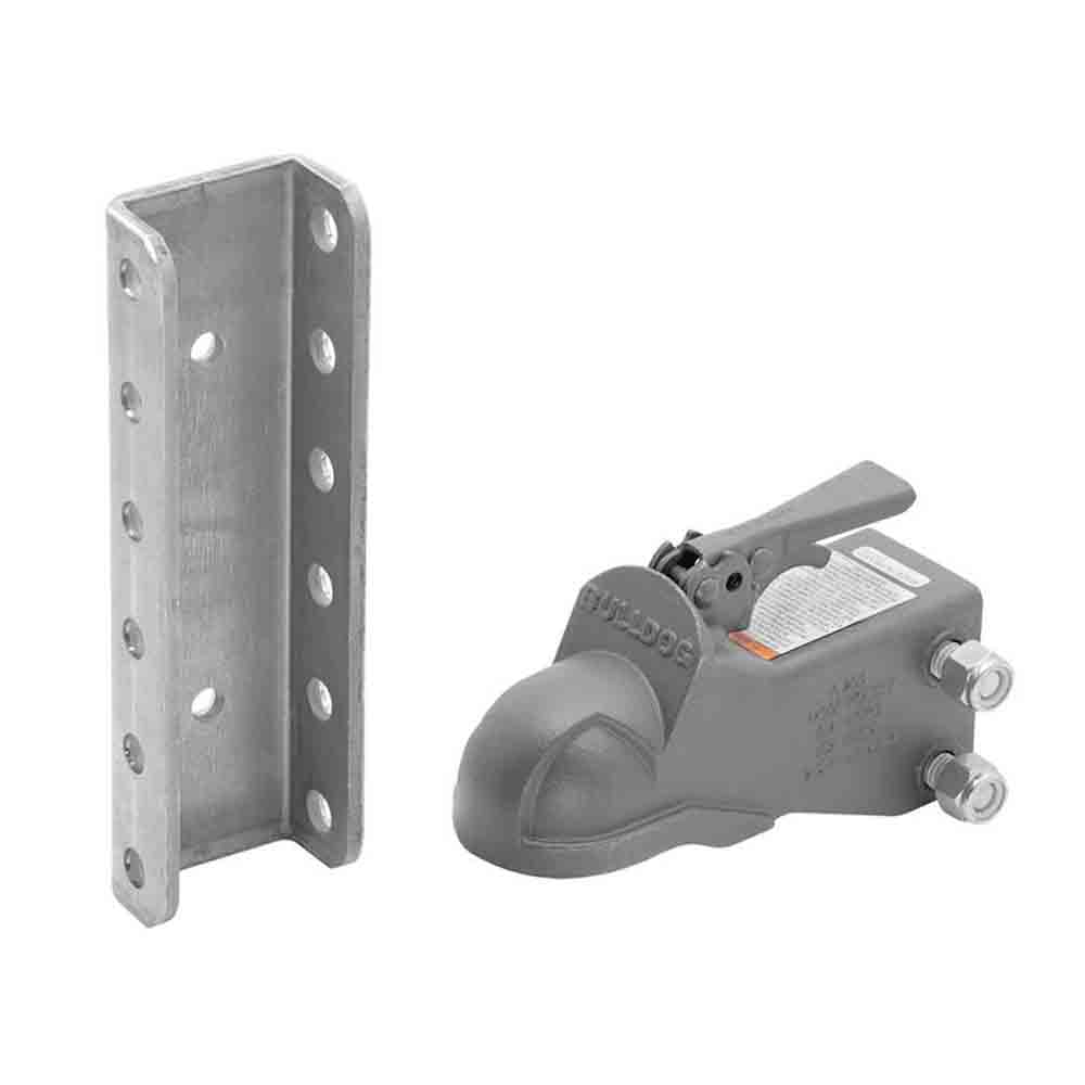 2-5/16 Inch Adjustable Cast Coupler with Channel and Hardware