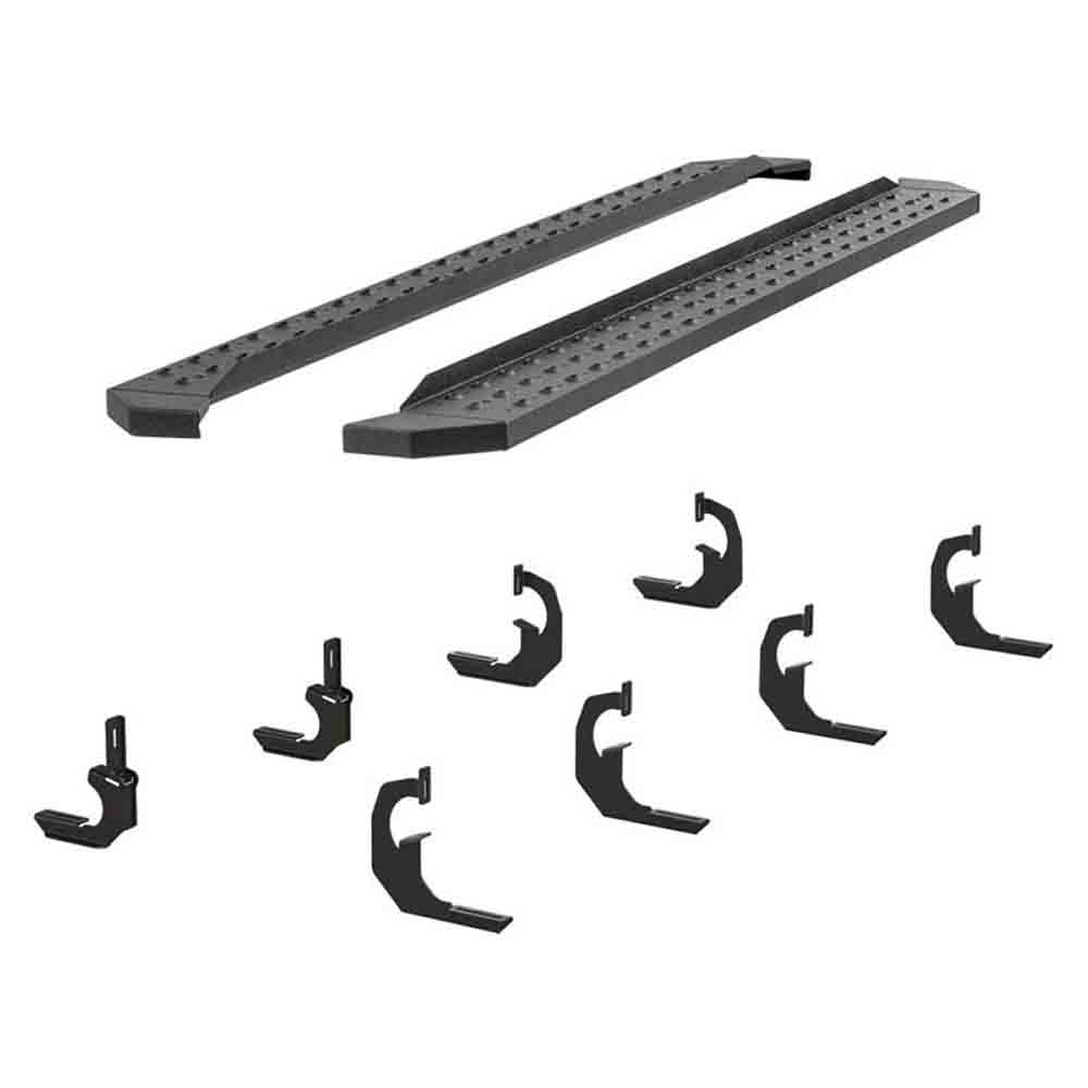 2007-2019 Chevrolet Silverado, GMC Sierra Crew Cab Pickup (Diesel) Models Aries RidgeStep 6 1/2 Inch Running Boards