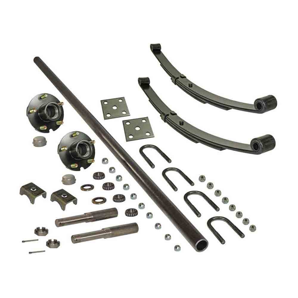 Rigid Hitch (AK-2005) 2,200 lb. Adjustable Axle Kit with 5-Bolt Hubs with 1-1/16
