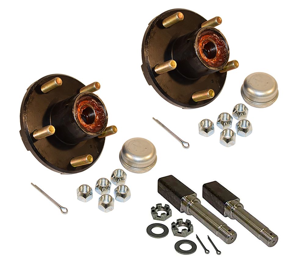 PRE-GREASED AXLE KIT - 3500# - 5 ON 4.5