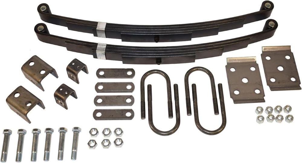 3,500 lbs. Trailer Axle Suspension Kit for Single Axle Trailer (Leaf Springs, Hanger & U-Bolt kit)