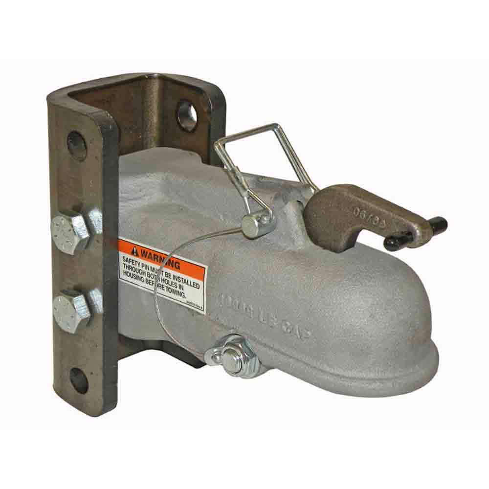 Buyers Adjustable 2 Inch Coupler with 3-Position Channel Assembly - 10,000 lbs. Tow Capacity