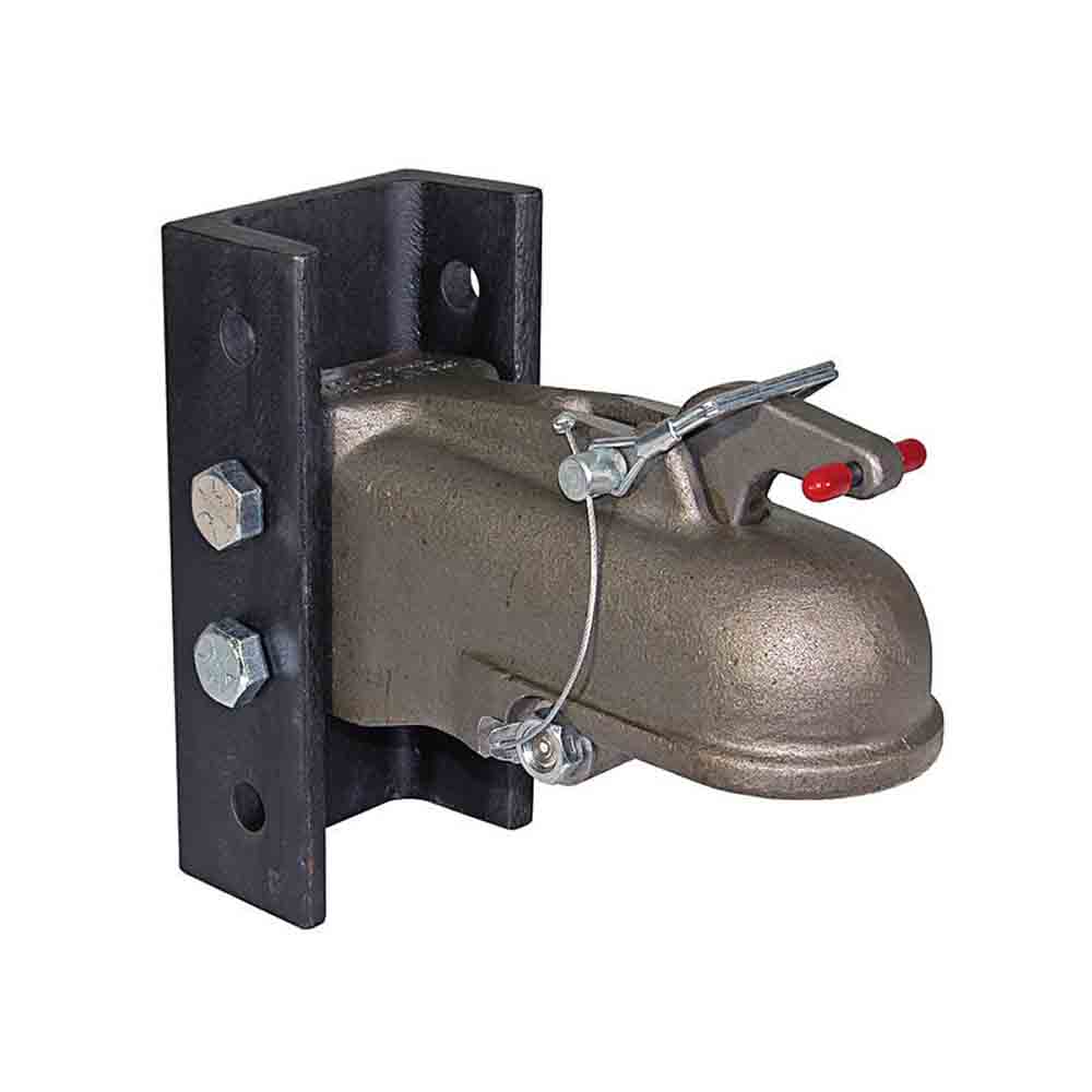 Buyers Adjustable 2-5/16 Inch Cast Coupler with 3-Position Channel Assembly, 15,000 lbs. Tow Capacity