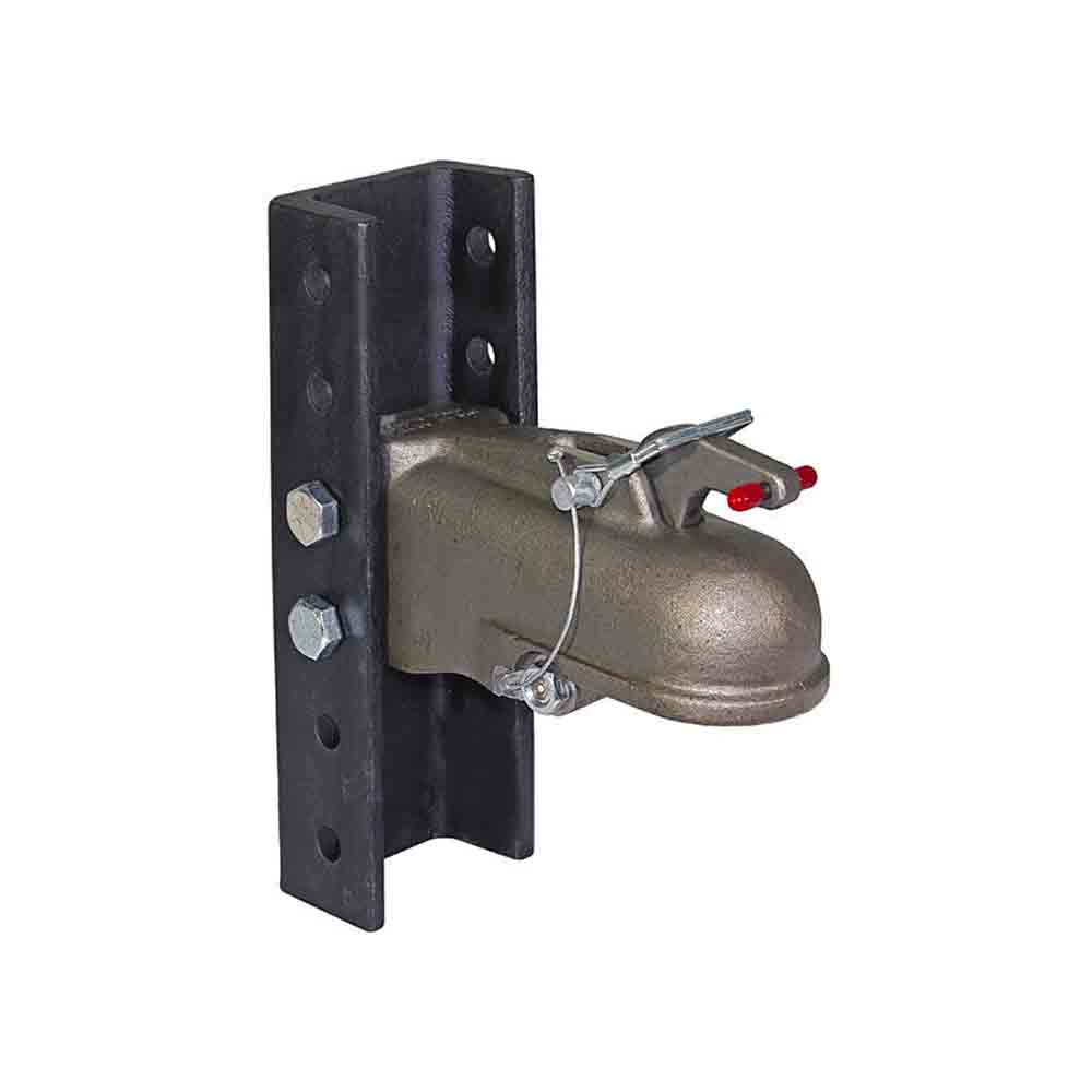 Buyers Adjustable 2-5/16 Inch Cast Coupler with 5-Position Channel Assembly, 15,000 lbs. Tow Capacity
