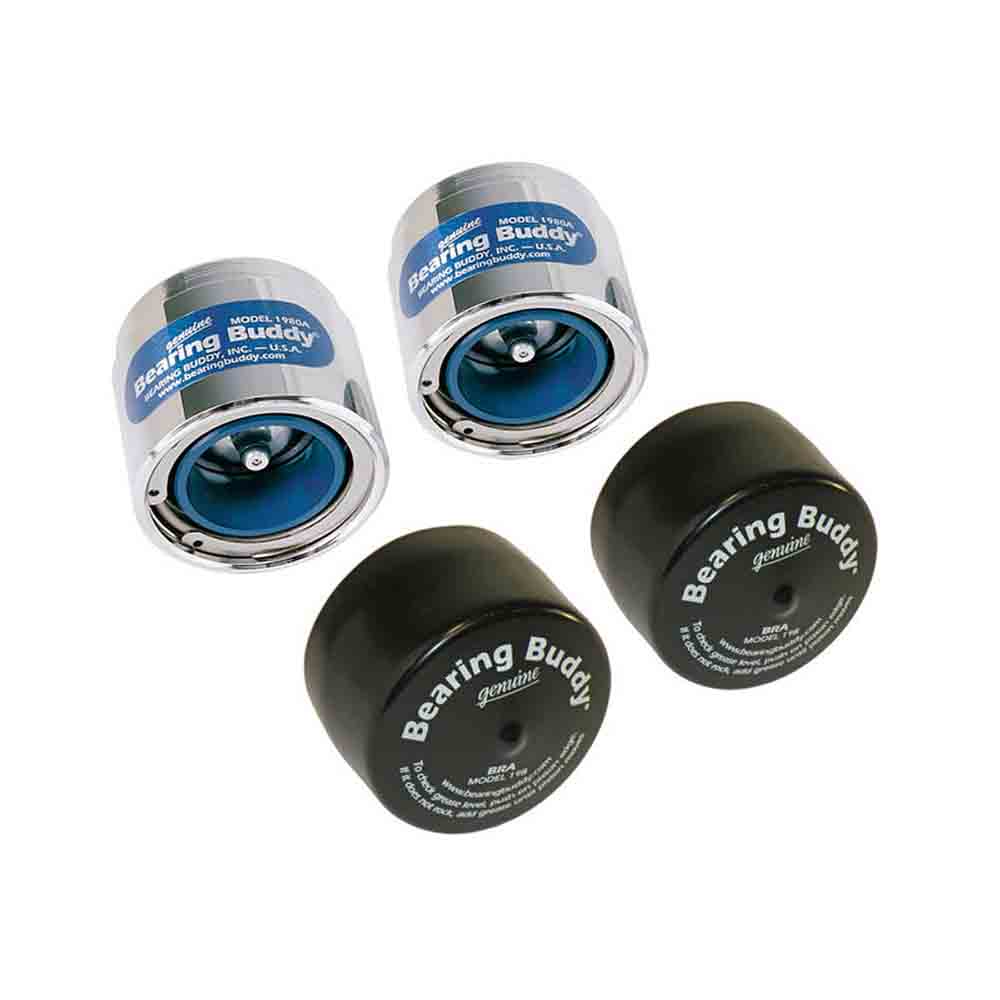 Bearing Buddy Chrome Bearing Protectors with Auto Check With Bras - Pair - 1.980