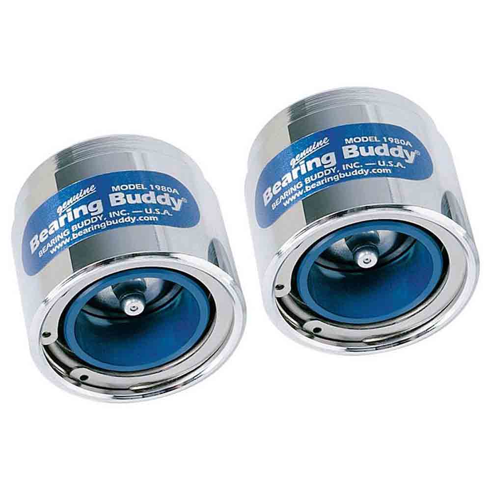 Bearing Buddy Chrome Bearing Protectors with Auto Check (pair) - 1.980