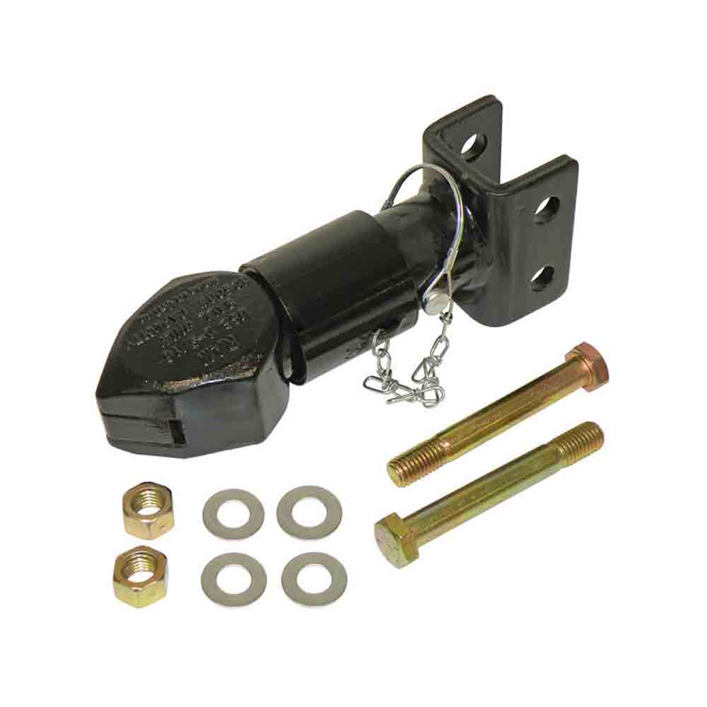 Cast Head Sleeve Lock Adjustable Channel Coupler for 2-5/16" Ball - 12,000 lbs. Tow Capacity