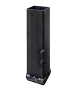 Demco 30K Square Gooseneck Coupler - Outer Only - Weldable Unfinished Surface
