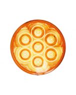 LumenX 4 Inch Round LED Trailer Tail Light - Amber