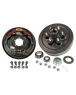 6-Bolt on 5-1/2 Inch Bolt Circle - 12 Inch Hub/Drum With Hydraulic Brake Assembly - Drivers Side