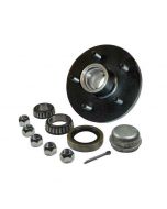 Trailer Hub Assembly 5 on 5" Bolt Circle, 1,750lb Capacity for 1-3/8" To 1-1/16" Tappered Spindle for 3,500 lb. Axle