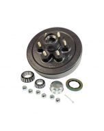 Trailer Hub and Drum Assembly 6 on 5-1/2" Bolt Circle, 3,000 lbs. Capacity for 1-3/4" To 1-1/4" Tapered Spindles