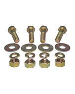 1/2 Inch Pintle Mount Bolt Kit, Set of 4 Bolts, Washers & Nuts