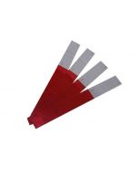 4-Pack Conspicuity Reflective Red and White Tape Strips