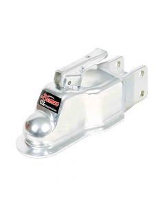 Demco EZ-Latch Adjustable 2 Bakk Inch Trailer Coupler - 10,000 lbs. Capacity, 3 Inch Channel Mount