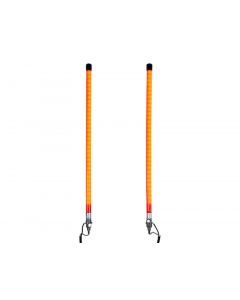 36 Inch Fluorescent Orange Illuminated LED Plow Guides