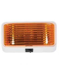 12-Volt Porch/Utility Light With Rocker Switch - Amber