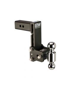 Tow & Stow Double-Ball Ball Mount for 2-1/2 Inch Receivers - 7-1/2" Drop - 2" & 2-5/16" Hitch Balls