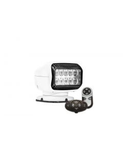 GOLIGHT GT Series Remote L.E.D. Spotlight - White, Permanent Mount, Dual Wireless Remotes