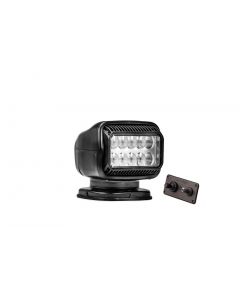 GOLIGHT- GT Series Remote L.E.D. Spotlight - Black, Permanent Mount, Hardwire Dash Mount Remote