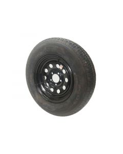15 inch Trailer Tire and Black Painted Modular Wheel Assembly