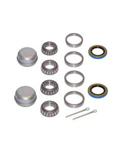 Pair Of Trailer Bearing Repair Kits For 1 Inch Straight Spindles - 2 Sets