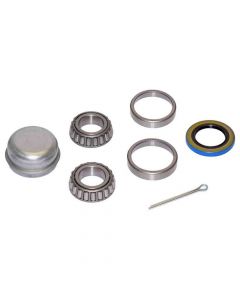 Trailer Bearing Repair Kit For 1 Inch Straight Spindle - ( 1 Hub)