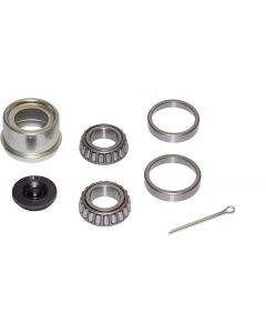 Trailer Bearing Repair Kit For 1-1/16 Inch Straight Spindle - Includes E-Z Lube Cap With Plug