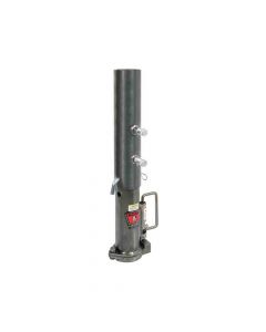 Gooseneck Coupler, fits 2-5/16 Inch Diameter Hitch Ball, 30,000 lbs. Gross Towing Capacity, Round Post