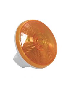4 Inch Round Trailer Tail Light - Amber