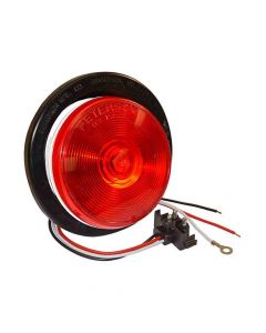 4 Inch Round Trailer Tail Light Kit - Red